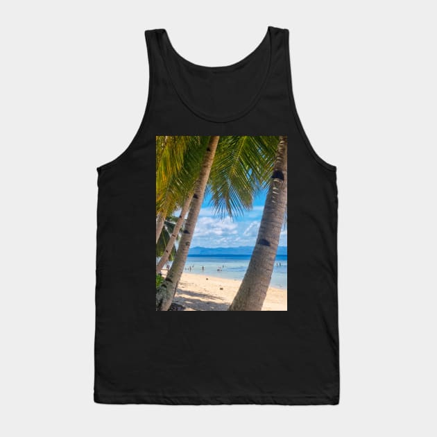 Panaraga Beach, Barobo, Surigao del Sur, Mindanao, Philippines Tank Top by Upbeat Traveler